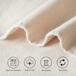 ПРОМО комплект - бежови поларени одеяла 130х160 см.  